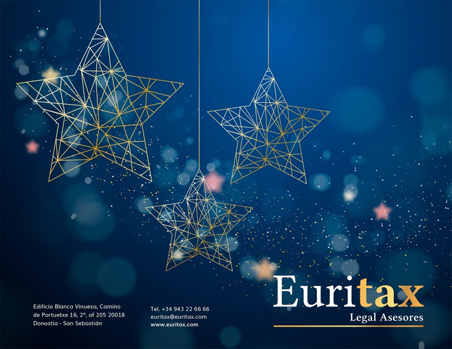 Euritax Legal Asesores os desea Feliz Navidad y Prospero Año Nuevo